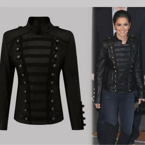 Boda Skins Black Napa Sheep leather Napoleon V2 biker jacket - Picture 6 of 15